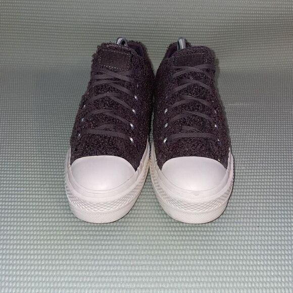 Converse Chuck Taylor All Star Platform Low Sherpa Violet Ore' Womens Size 9.5 - Picture 2 of 9